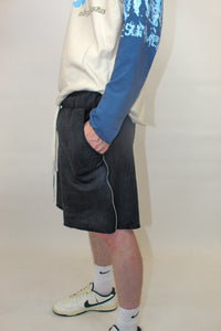 WAXED ZIPPER SHORTS