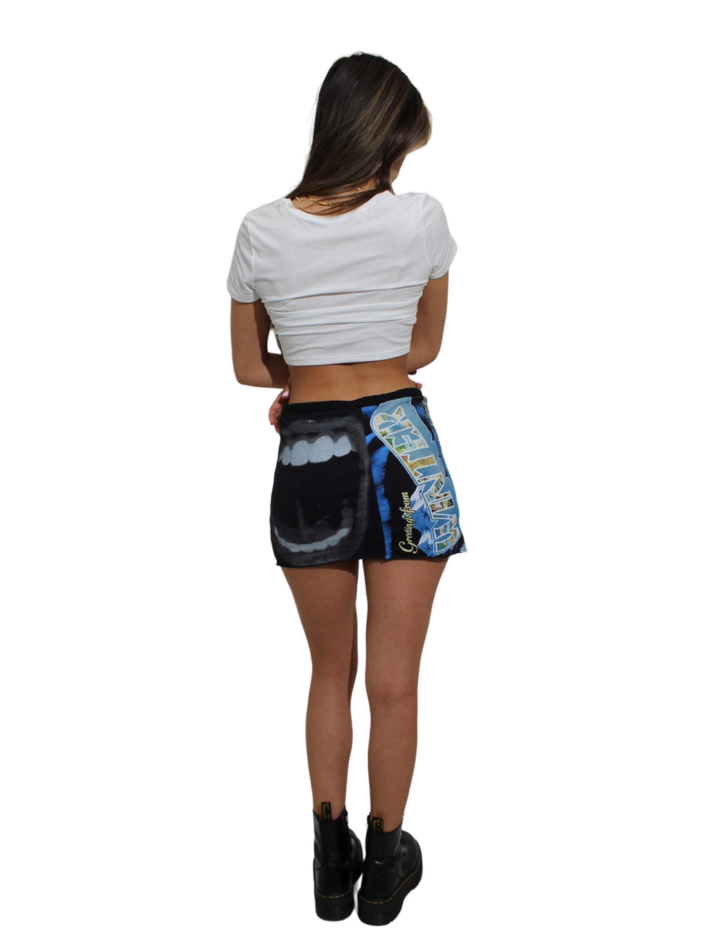 X4 PATCHWORK MINI SKIRT