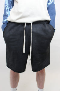 WAXED ZIPPER SHORTS