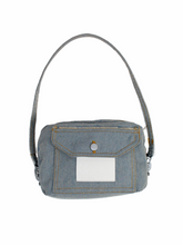 Load image into Gallery viewer, DENIM CARGO SHOULDER BAG