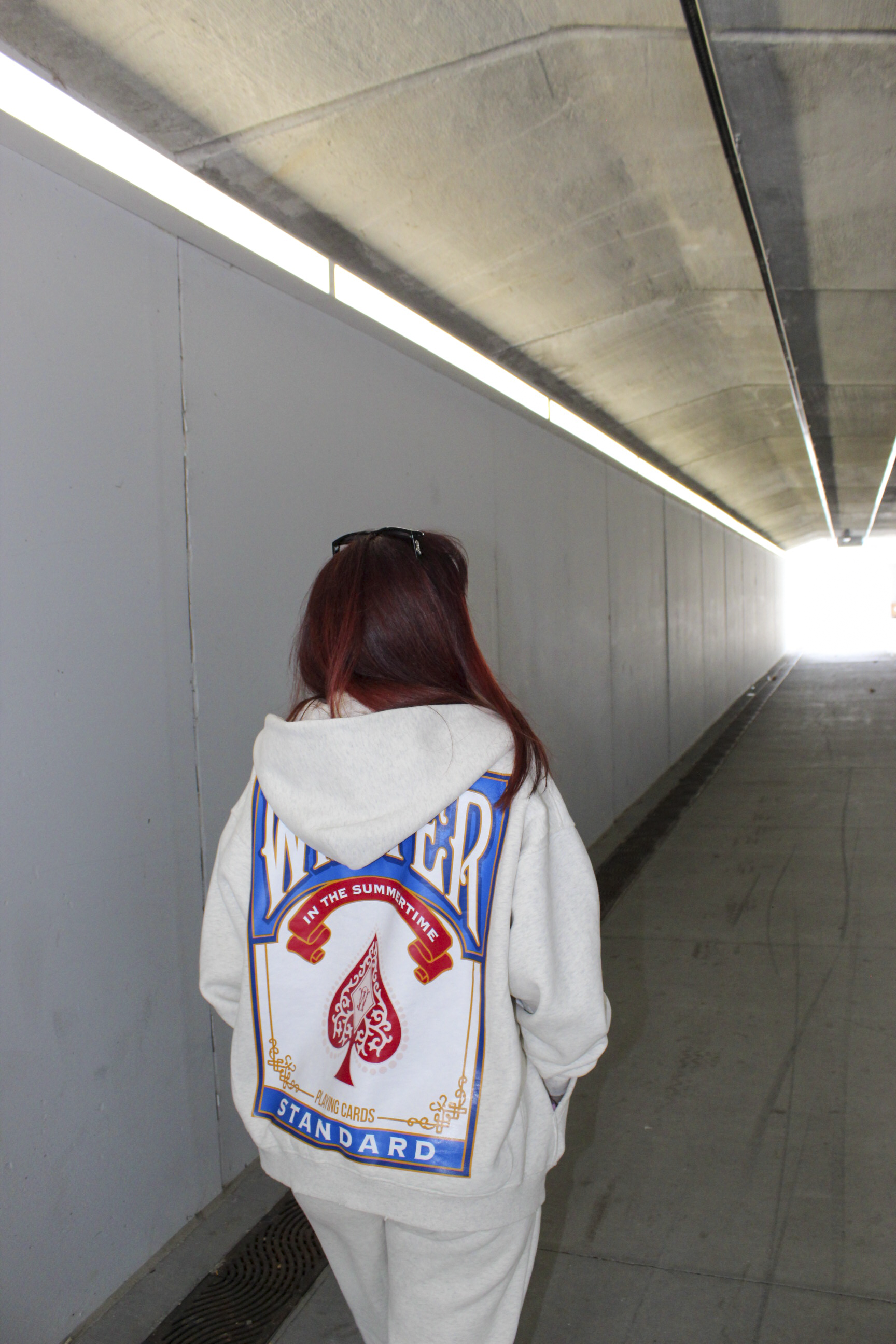 PLAYING CARD ZIP HOODIE