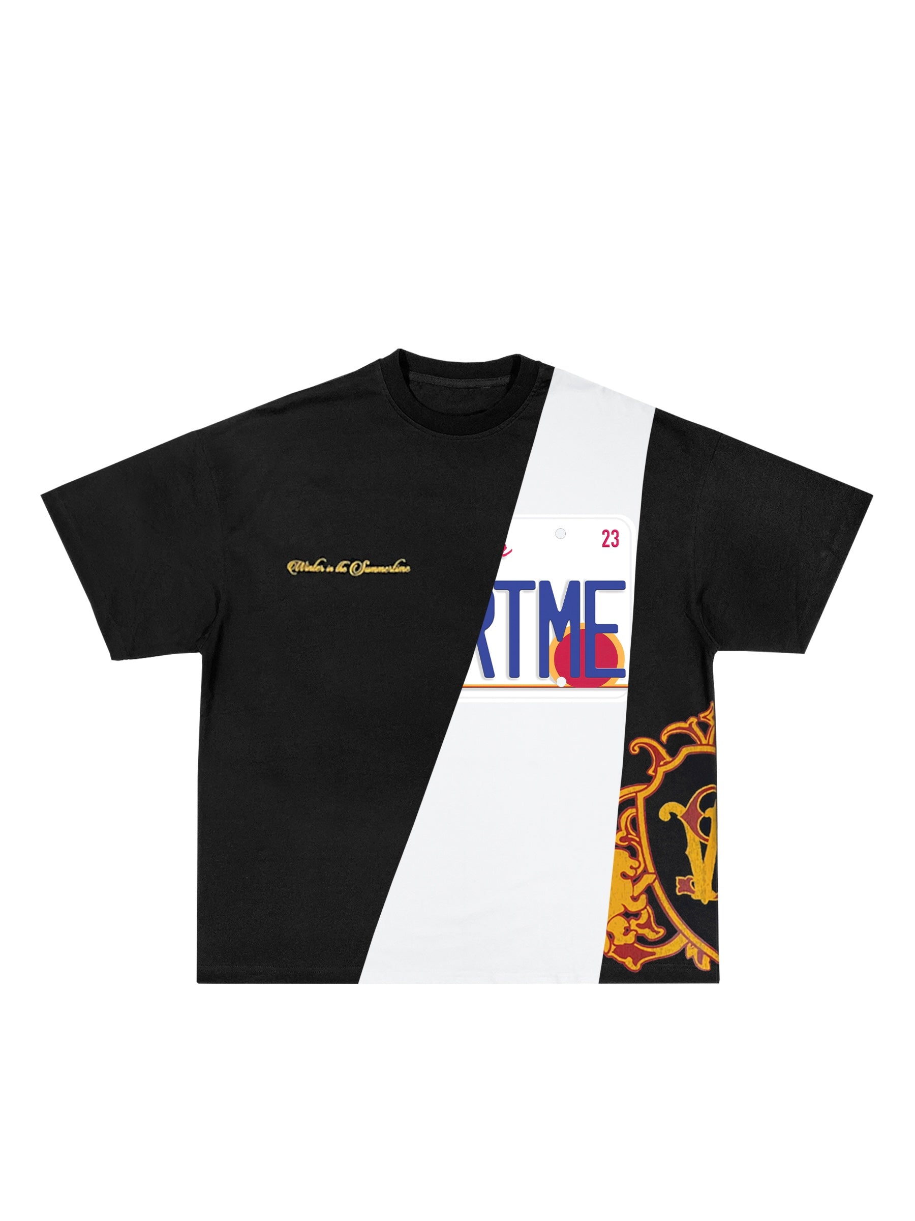 X2 ROYAL CREST/LICENSE PLATE TEE