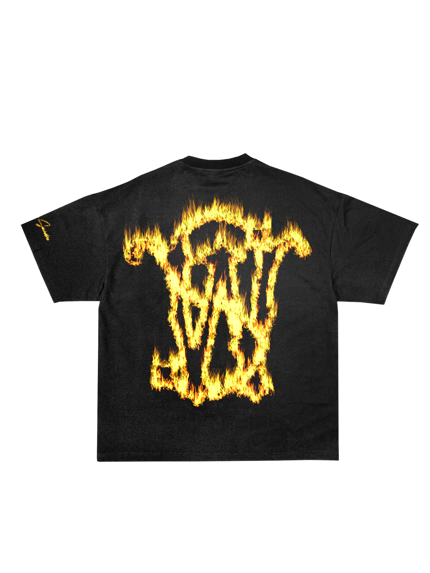 FIRE TINY LOGO TEE