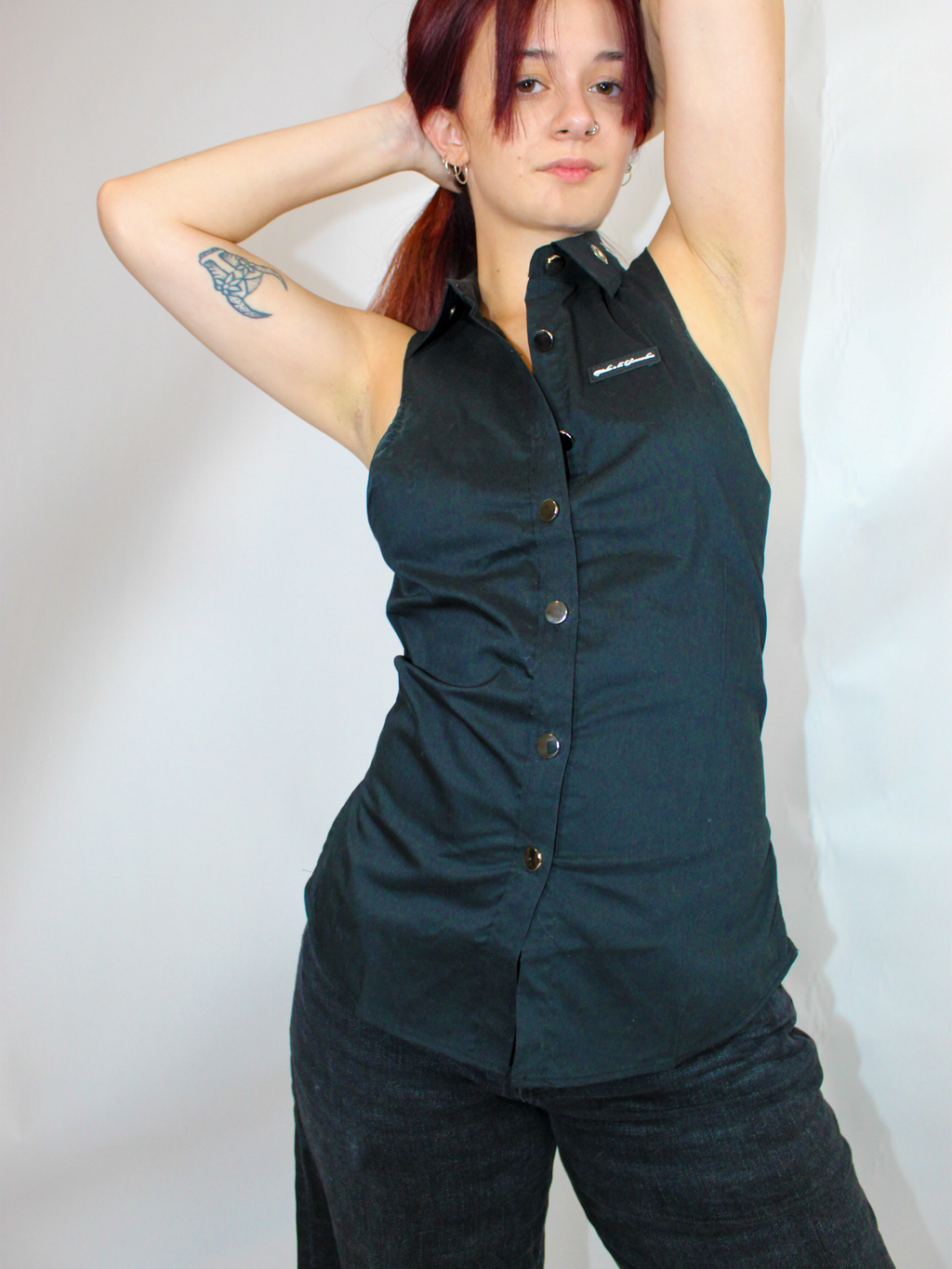 HOLE PUNCHED HALTER