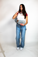 Load image into Gallery viewer, DENIM CARGO SHOULDER BAG