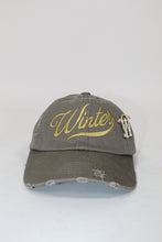 Load image into Gallery viewer, SCRIPT DISTRESSED HAT