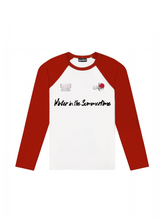 Load image into Gallery viewer, MAIL STAMP RAGLAN LONGSLEEVE TEE