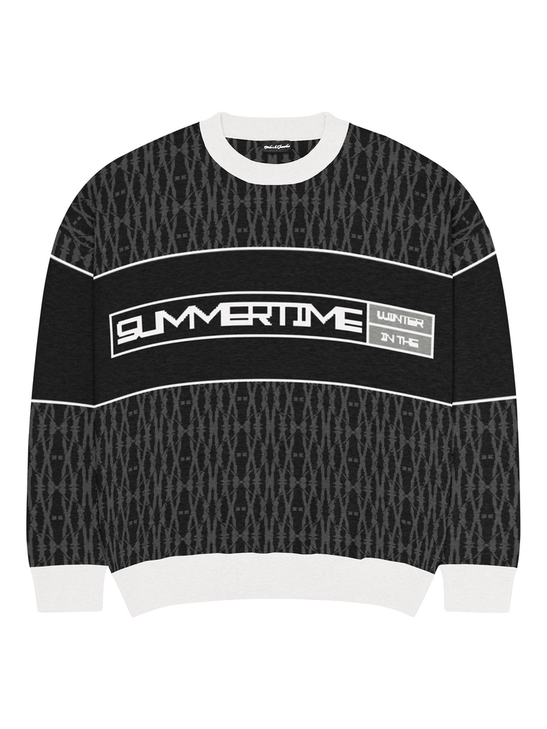 CHAIN KNITTED SWEATER