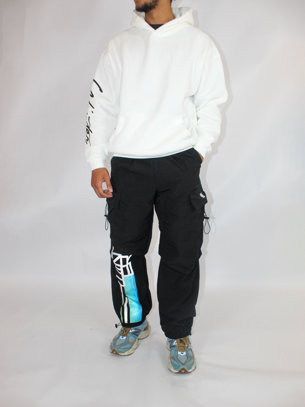 SPACE NYLON CARGO PANTS