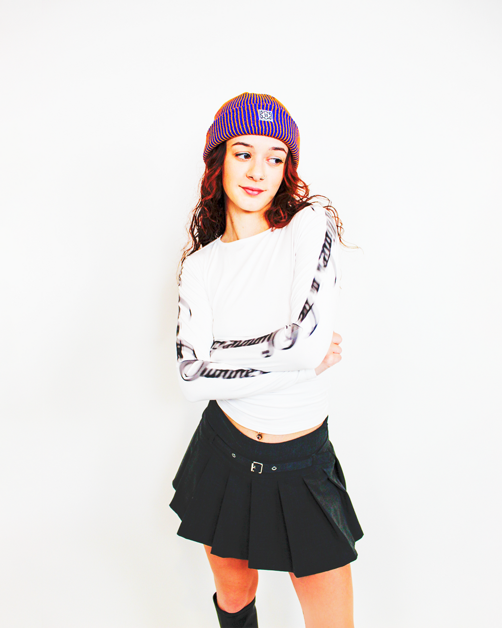 BLURRED LONGSLEEVE TEE