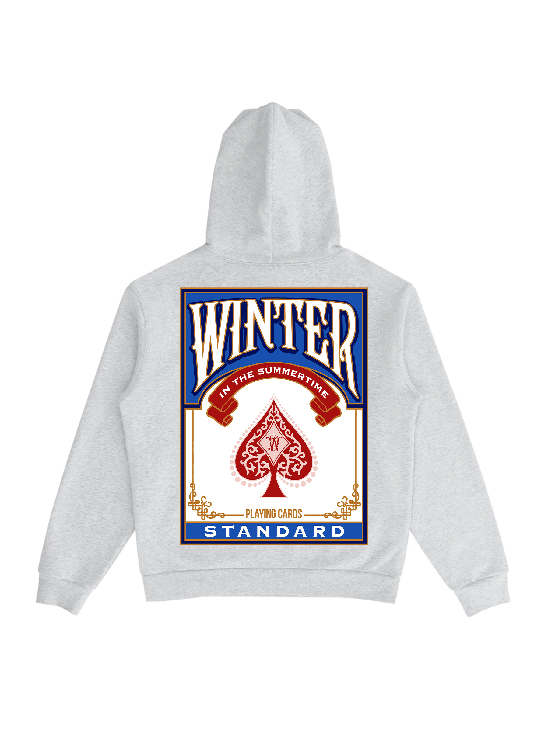 PLAYING CARD ZIP HOODIE