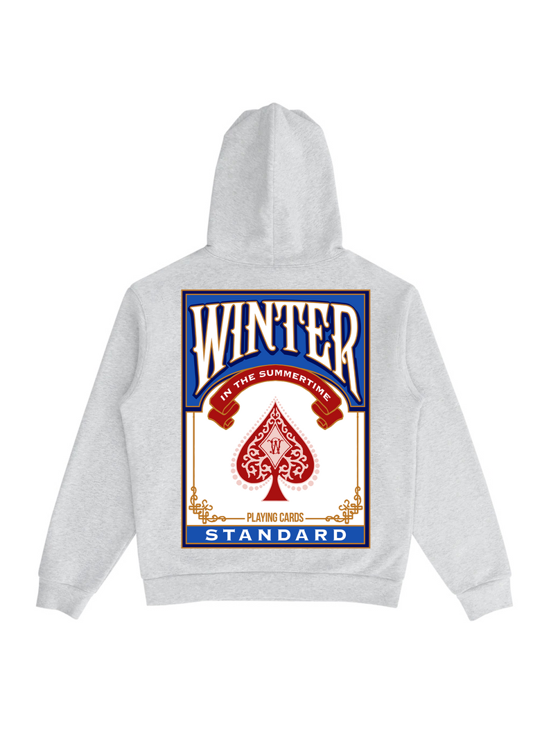 PLAYING CARD ZIP HOODIE