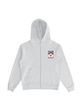Load image into Gallery viewer, PLAYING CARD ZIP HOODIE
