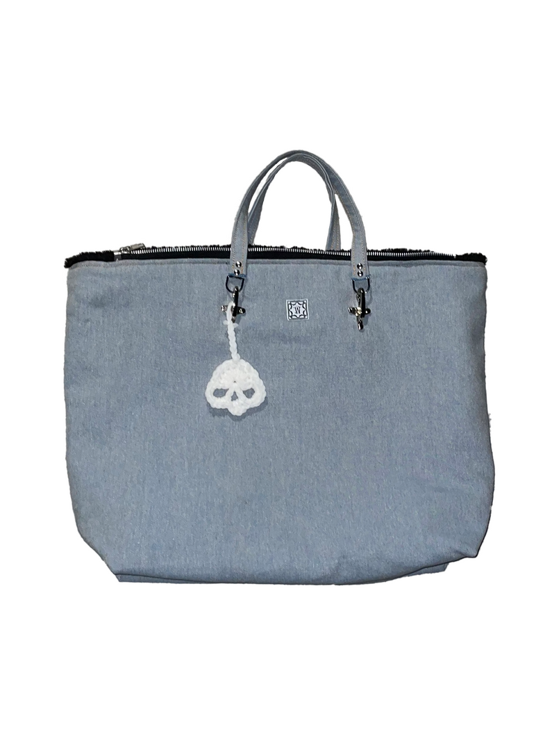 DENIM XL TOTE BAG