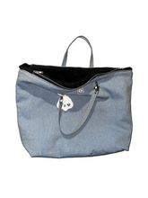 Load image into Gallery viewer, DENIM XL TOTE BAG