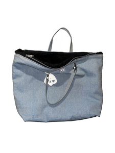 DENIM XL TOTE BAG