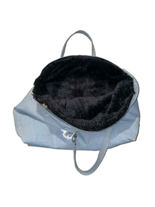 DENIM XL TOTE BAG