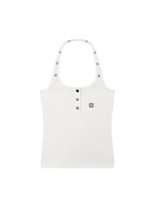 HOLE PUNCHED HALTER
